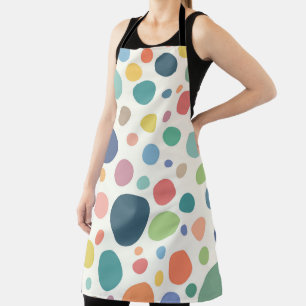 Colorful Polka Dots Schort