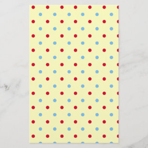 Colorful Polka Dots Scrapbook Paper Briefpapier
