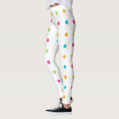 Colorful Polka Dots Spandex Leggings (Links)