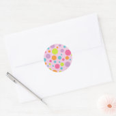 Colorful Polka Dots Sticker (Envelop)
