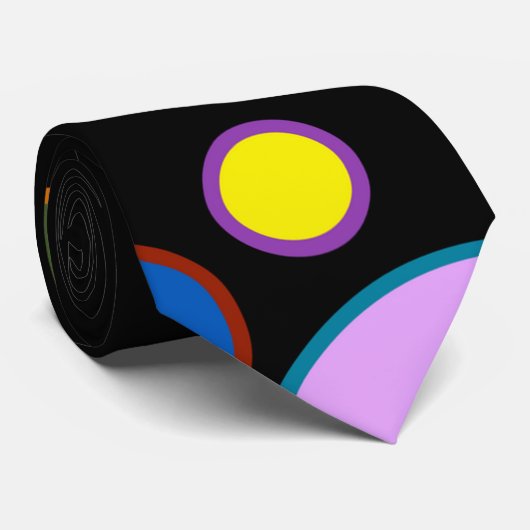 Colorful Polka Dots Stropdas (Opgerold)