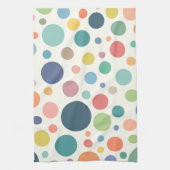Colorful Polka Dots Theedoek (Verticaal)