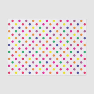 Colorful Polka Dots Tissuepapier