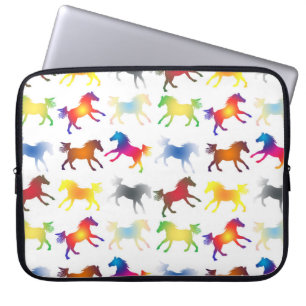 Colorful Ponies Laptop Sleeve