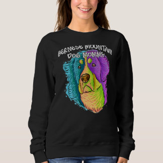 Colorful Pop Portrait Bernese Mountain Dog mama Trui