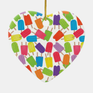 Colorful Popsicles! Keramisch Ornament