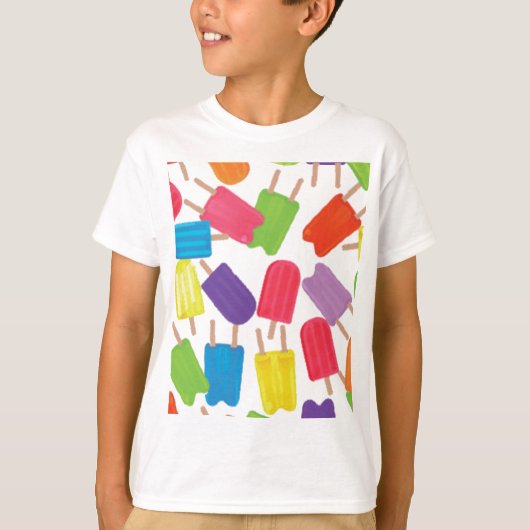 Colorful Popsicles! T-shirt (Voorkant)