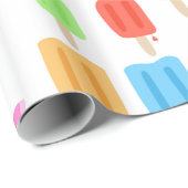 Colorful Popsitern Patroon Cadeaupapier (Rol Hoek)