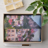 Colorful Positano, Italië ontkoppeling Tissuepapier (Geschenk)
