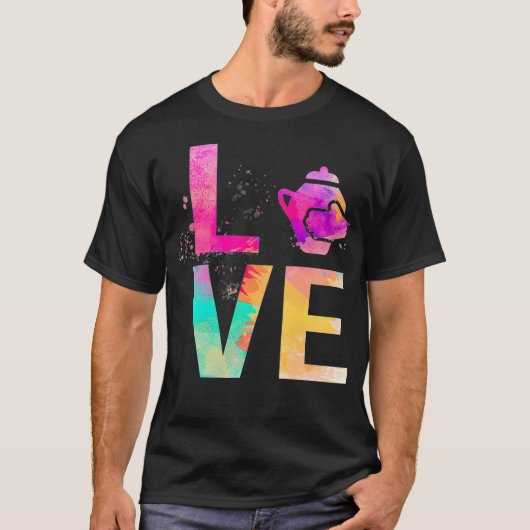 Colorful Pottery Mam biedt uw laptop een voedingse T-shirt (Voorkant)
