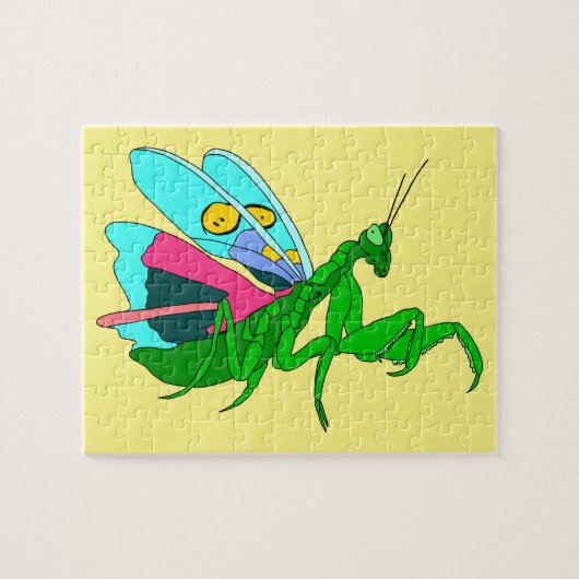 Colorful Praying Mantis Legpuzzel (Horizontaal)