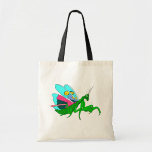 Colorful Praying Mantis Tote Bag