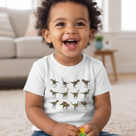 Colorful Prehistoric Pals Dinosaur Name Chart