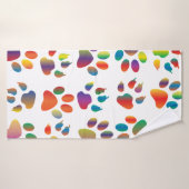 Colorful prismatic rainbow animal (Serviette de bain)