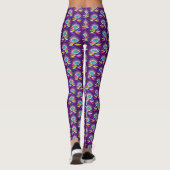 Colorful Protea Leggings (Achterkant)