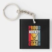 Colorful Proud Hockey Coach Sleutelhanger (voorkant)