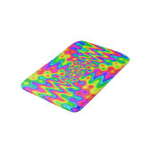 Colorful Psychedelic Art Bath Mat (Gekanteld)