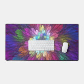 Colorful Psychedelic Flower Abstract Fractal Art Bureaumat (Keyboard & Muis)