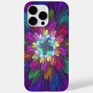 Colorful Psychedelic Flower Abstract Fractal Art Case-Mate iPhone 14 Pro Max Hoesje