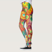 Colorful & Psychedelic Flowers Leggings (Links)
