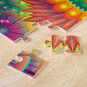 Colorful Psychedelic Legpuzzel (Zijkant)