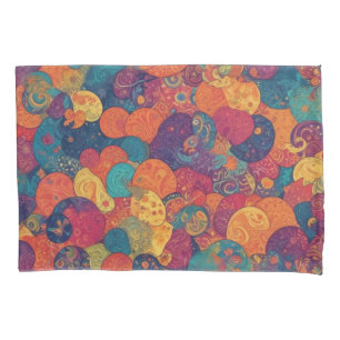 Colorful Psychedelic Pattern Kussensloop