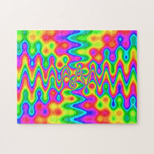 Colorful Psychedelic Puzzle Legpuzzel