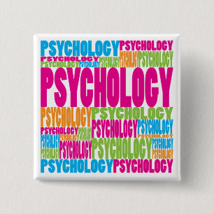 Colorful Psychology Vierkante Button 5,1 Cm