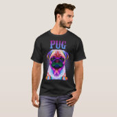 Colorful Pug Dog Breed Pullover (Voorkant volledig)