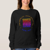Colorful QR Code Sweatshirt Custom Text and Color (Devant)
