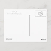 Colorful Quail Briefkaart (Achterkant)