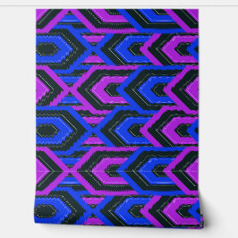Colorful Quantum Geometric Pattern  Behang