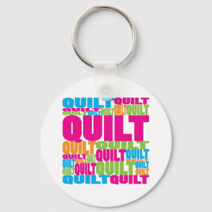 Colorful Quilt Sleutelhanger