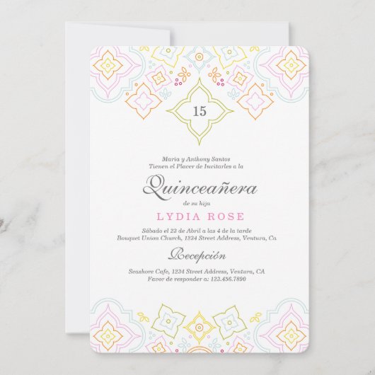 Colorful Quince Kaart (Voorkant)