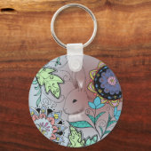 Colorful Rabbit Sleutelhanger (Voorkant)