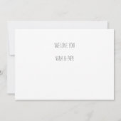 Colorful Rainbow Birthday Celebration Card Kaart (Achterkant)