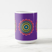 Colorful Rainbow Mandala Mug (Centre)