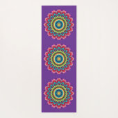 Colorful Rainbow Mandala Yoga Mat (Achterkant)