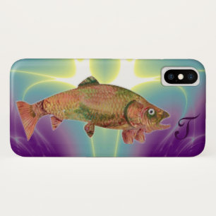 COLORFUL RAINBOW TROUW Monogram iPhone X Hoesje