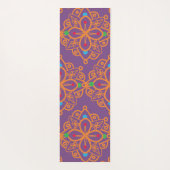 Colorful Rainbow Yoga mandala Pattern Yogamat (Achterkant)