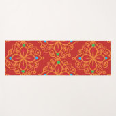 Colorful Rainbow Yoga mandala Pattern Yogamat (Voorkant (horizontaal))