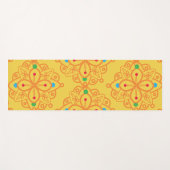 Colorful Rainbow Yoga mandala Pattern Yogamat (Voorkant (horizontaal))