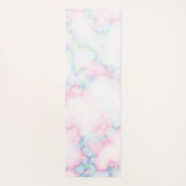 Colorful Rainbow Yoga Marble Pattern Yoga Mat (Achterkant)
