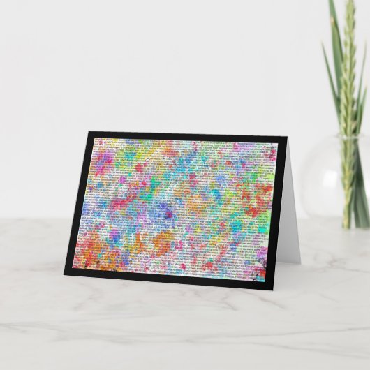 Colorful Ramblings la carte (Devant)