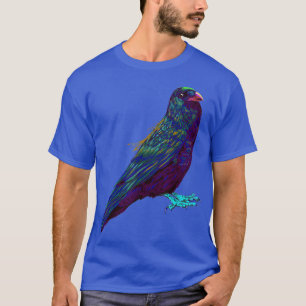 Colorful Raven Bird Crow T-shirt