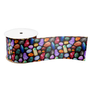 Colorful Realistic Rock en Crystal Pattern Lint