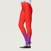 Colorful Red And Bluo Leggings (Gauche)