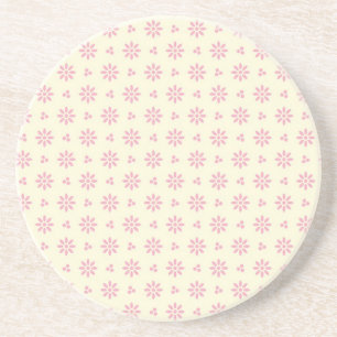 Colorful reeks-Eyelet Ecru & Roze onderzetter