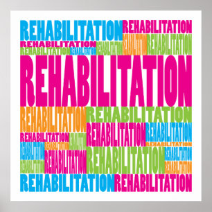 Colorful Rehabilitation Poster
