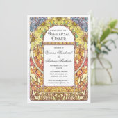 Colorful  Rehearsal Dinner Invitations Kaart (Staand voorkant)